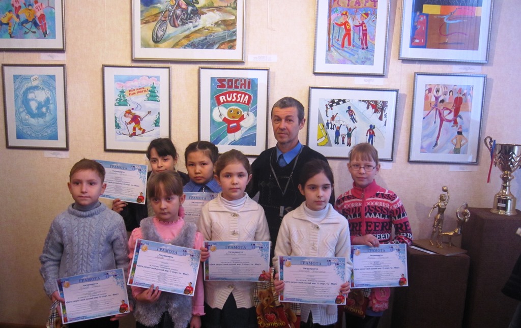 2014: В Петропавловске открылась Международная выставка детского творчества «О спорт, ты – мир!»